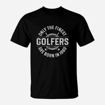 Gift For 61 Year Old Golfer Golfing 1960 61st Birthday T-Shirt | Crazezy UK