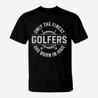 Gift For 61 Year Old Golfer Golfing 1960 61st Birthday T-Shirt | Crazezy