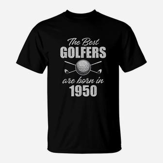 Gift For 71 Year Old Golfer Golfing 1950 71st Birthday T-Shirt | Crazezy UK