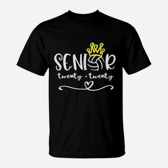 Girls Volleyball Graduating Senior Great Gift T-Shirt | Crazezy