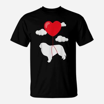 Great Pyrenese Valentine's Day Shirt Gift For Dog Owner T-Shirt | Crazezy