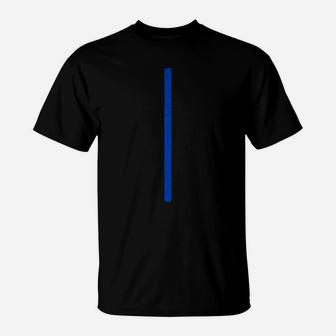 Grunge Thin Blue Line American Flag Police Officer Support Sweatshirt T-Shirt | Crazezy