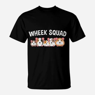 Guinea Pig Wheek Squad Cute Funny Guinea Pig T-Shirt | Crazezy