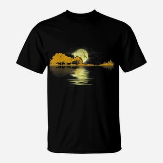 Guitar Lake Shadow Love Guitar T-Shirt | Crazezy CA