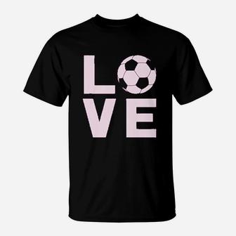 I Love Soccer For Soccer Players Fans Women T-Shirt | Crazezy