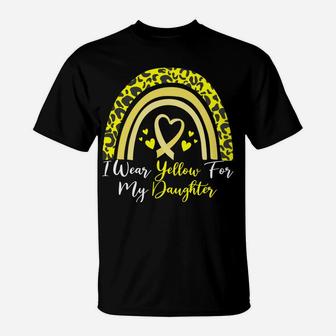 I Wear Yellow For My Daughter Spina Bifida Awareness Month Sweatshirt T-Shirt | Crazezy AU