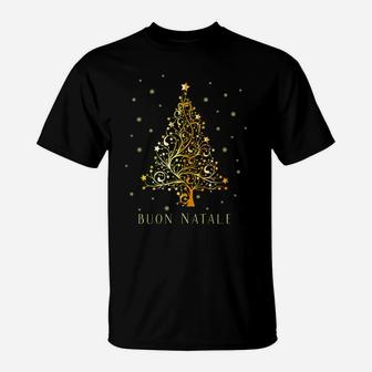 Italian Christmas Tree Italy Ornament Decoration Star Xmas Sweatshirt T-Shirt | Crazezy