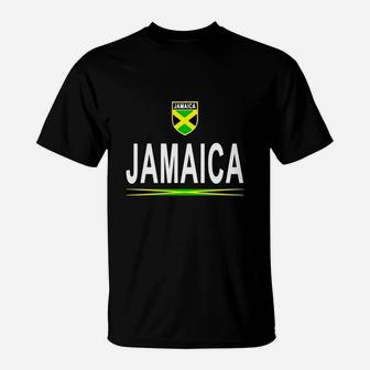 Jamaica Soccer T-shirt - Jamaican Retro Football Jersey 2017 T-Shirt | Crazezy