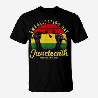 Juneteenth Emancipation Day Vintage Cool Melanin Black Pride T-Shirt | Crazezy AU