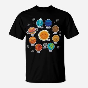 Just A Boy Who Loves Planets & Solar System Space Science T-Shirt | Crazezy UK