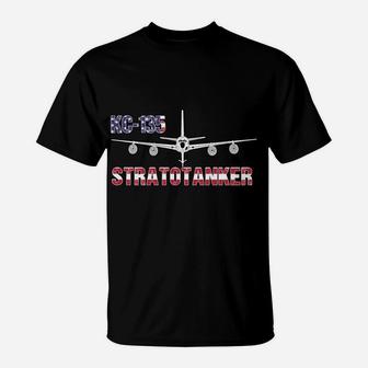 Kc135 Stratotanker Air Force Pilot- American Flag Sweatshirt T-Shirt | Crazezy DE