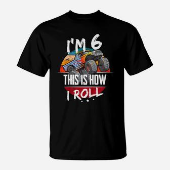 Kids 6Th Birthday Boy - Monster Truck Rule JAM T-Shirt Party Idea T-Shirt | Crazezy CA