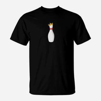 King Bowling Pin Funny Graphic Strikes Turkeys Tee T-Shirt | Crazezy AU