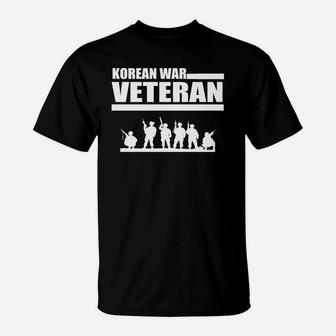 Korean War Veteran T Shirt Veteran's Day Memorial Day Gift T-Shirt | Crazezy