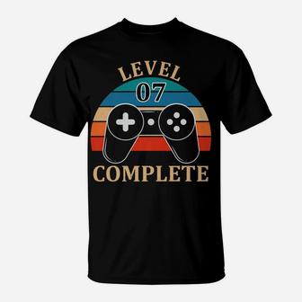 Level 7 Complete 7Th Wedding Anniversary Vintage T-Shirt | Crazezy