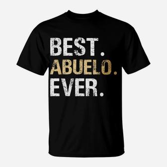 Mens Best Abuelo Graphic Abuelo Gift From Granddaughter Grandson T-Shirt | Crazezy