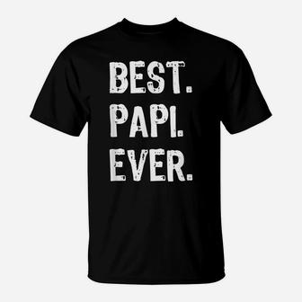 Mens Best Papi Ever Gift Father's Day Funny Christmas T-Shirt | Crazezy