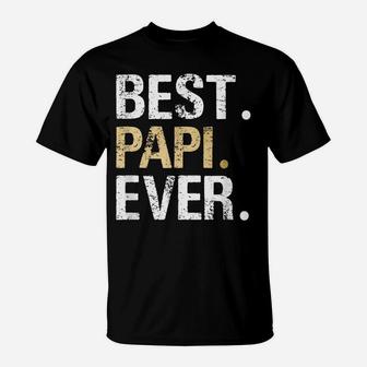Mens Best Papi Graphic Papi Gift From Granddaughter Grandson T-Shirt | Crazezy DE