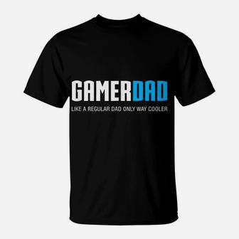 Mens Gamer Dad Shirt, Funny Cute Father's Day Gift T-Shirt | Crazezy