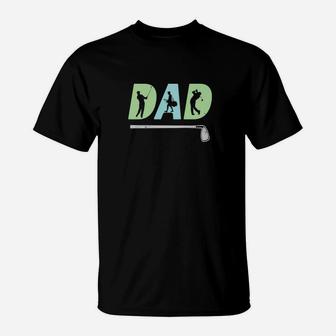 Mens Mens Dad Golfing Gift For Fathers Day From Daughter Or Son Premium T-Shirt | Crazezy