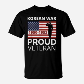 Mens Proud Korean War Veteran - Gift For Military Men T-Shirt | Crazezy
