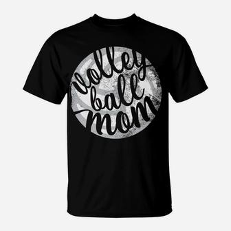Mens Volleyball Mom For Women Volleyball Mama T-Shirt | Crazezy