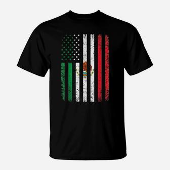 Mexico Flag Shirt Gift 4Th Of July Usa American Mexican Flag T-Shirt | Crazezy DE