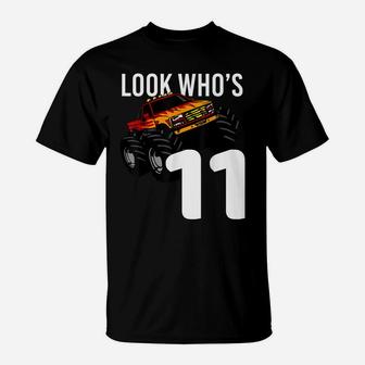 Monster Truck 11Th Birthday For Boys 11 Year Old Gift T-Shirt | Crazezy CA