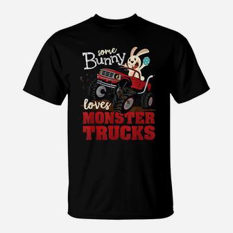 Monster Truck Shirts For Girls Boys Toddlers Easter Bunny T-Shirt | Crazezy DE