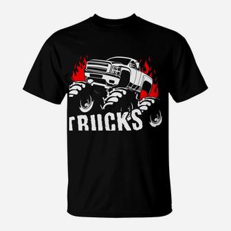 Monster Trucks Gift | Big Trucks T-Shirt | Crazezy