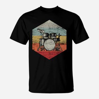 Musical Instrument Musician Drummer Gifts Drums T-Shirt | Crazezy
