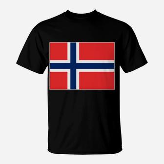Norway Flag Cool Pocket Norwegian Norge Flags Gift Men Women Sweatshirt T-Shirt | Crazezy