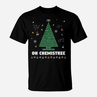 Oh Chemistree Periodic Table Chemistry Christmas Tree Sweatshirt T-Shirt | Crazezy UK