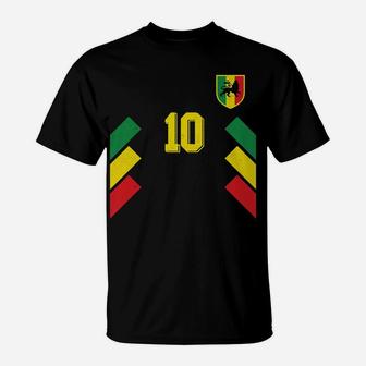 Retro Ethiopia Soccer Or Football For Ethiopian Fans T-Shirt | Crazezy