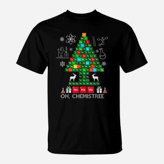 Science Christmas Shirt Oh Chemist Tree Chemistree Chemistry T-Shirt | Crazezy