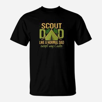 Scout Dad Cub Leader Boy Camping Scouting Gift Men T-Shirt | Crazezy DE