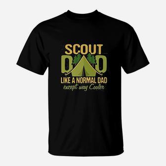 Scout Dad Cub Leader Boy Camping Scouting T-Shirt | Crazezy UK