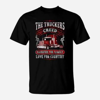 Semi Truck Driver Gift For 18 Wheeler Truckers Zip Hoodie T-Shirt | Crazezy