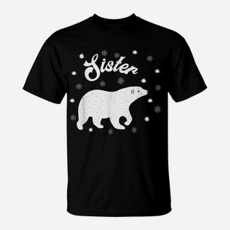 Sister Bear Family Christmas Pajama Xmas Pyjamas PJ's T-Shirt | Crazezy