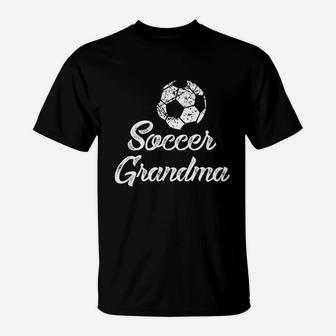 Soccer Grandma Cute Funny Player Fan Gift Matching T-Shirt | Crazezy