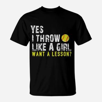Softball Shirts For Girls, Softball Tshirts For Women T-Shirt | Crazezy