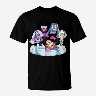 Stevens Universe Group Shot Of All Gems Graphic T-Shirt | Crazezy