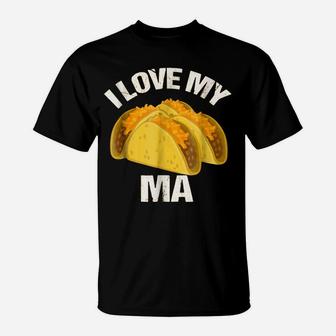 Taco Truck Lovers I Love My Tacoma T-Shirt | Crazezy