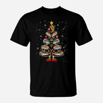 This Is My Christmas Pajama Shirt Christmas Merry Fishmas T-Shirt | Crazezy