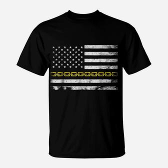 Tow Truck Driver T Shirt Thin Yellow Line Flag Operator T-Shirt | Crazezy
