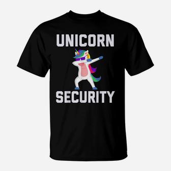 Unicorn Security Funny Gift T-Shirt | Crazezy DE