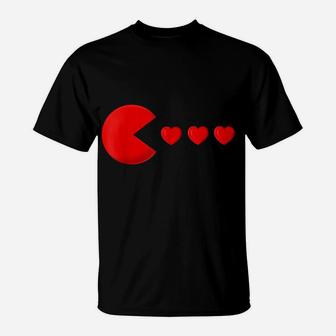 Valentines Day Hearts Funny Boys Girls Kids Gift T-Shirt | Crazezy CA