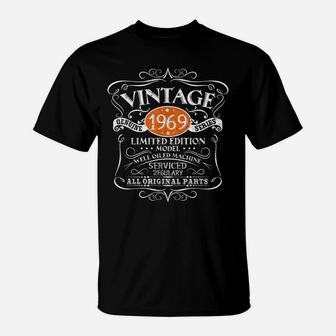 Vintage 1969 50Th Birthday All Original Parts Gift T-Shirt | Crazezy