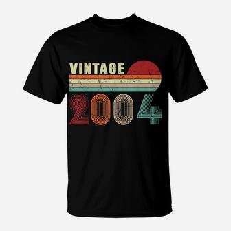 Vintage 2004 Funny 16 Years Old Boys And Girls 16Th Birthday T-Shirt | Crazezy CA