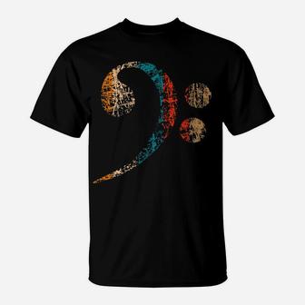 Vintage Bass Clef For Bass Players, Bassists & Bands T-Shirt | Crazezy AU